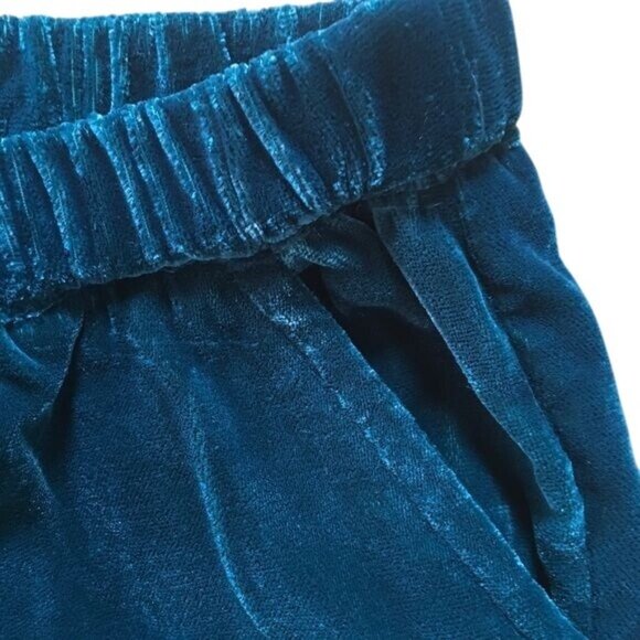 Gymboree Girls Emerald Green Velour Pants - Size 10-12 - Picture 3 of 5